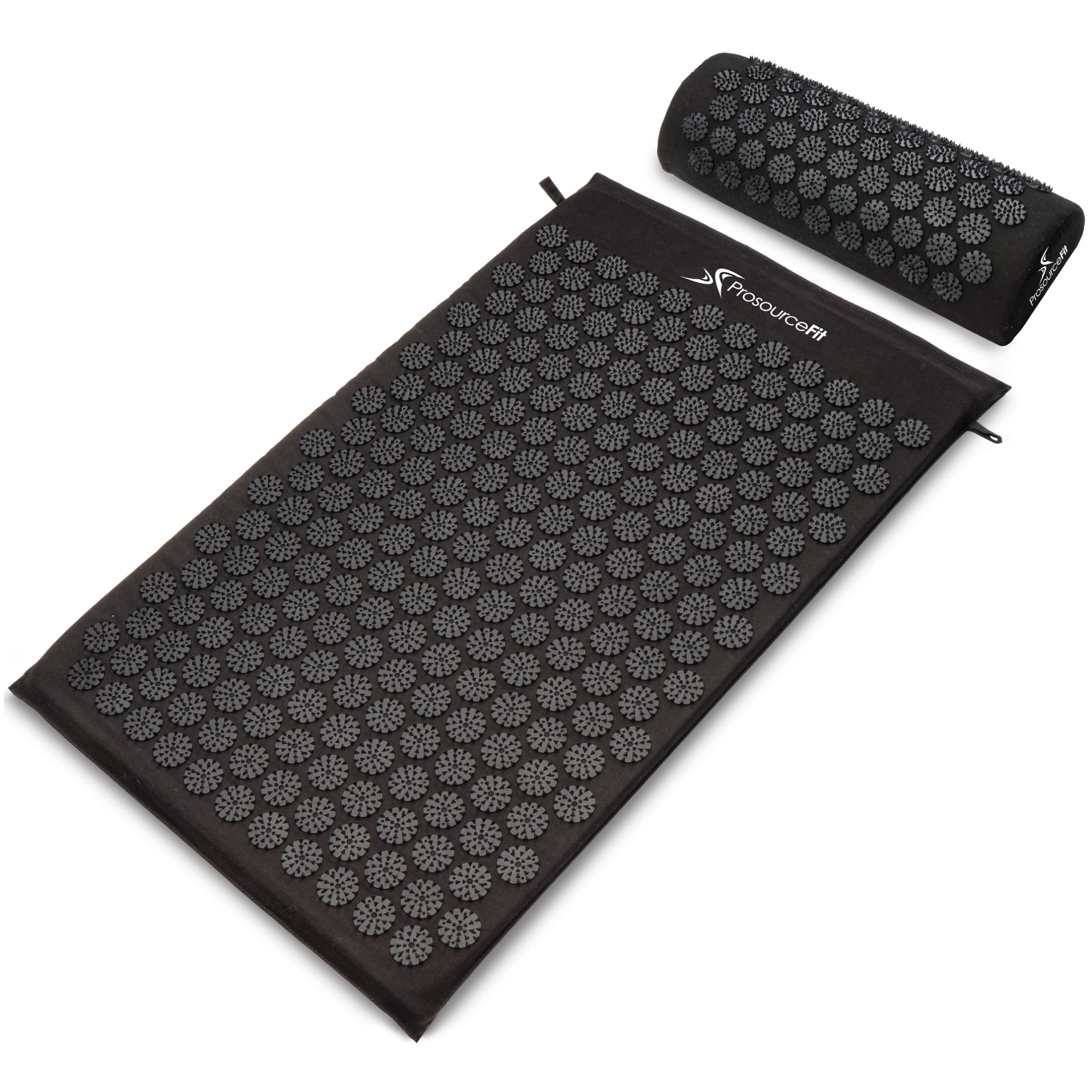 ProSource colchoneta frontal negro mostrando cobertura completa y confort