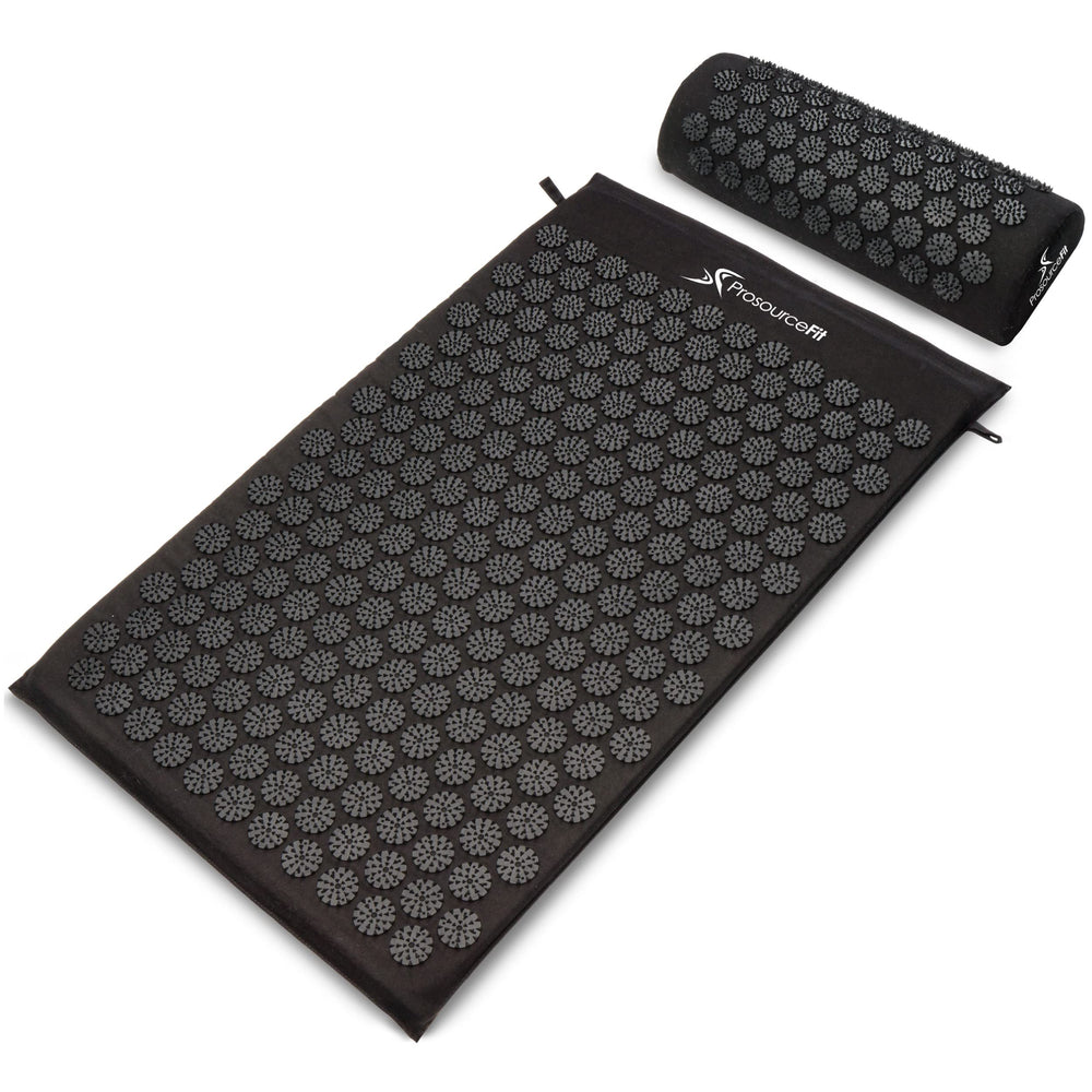 ProSource colchoneta frontal negro mostrando cobertura completa y confort