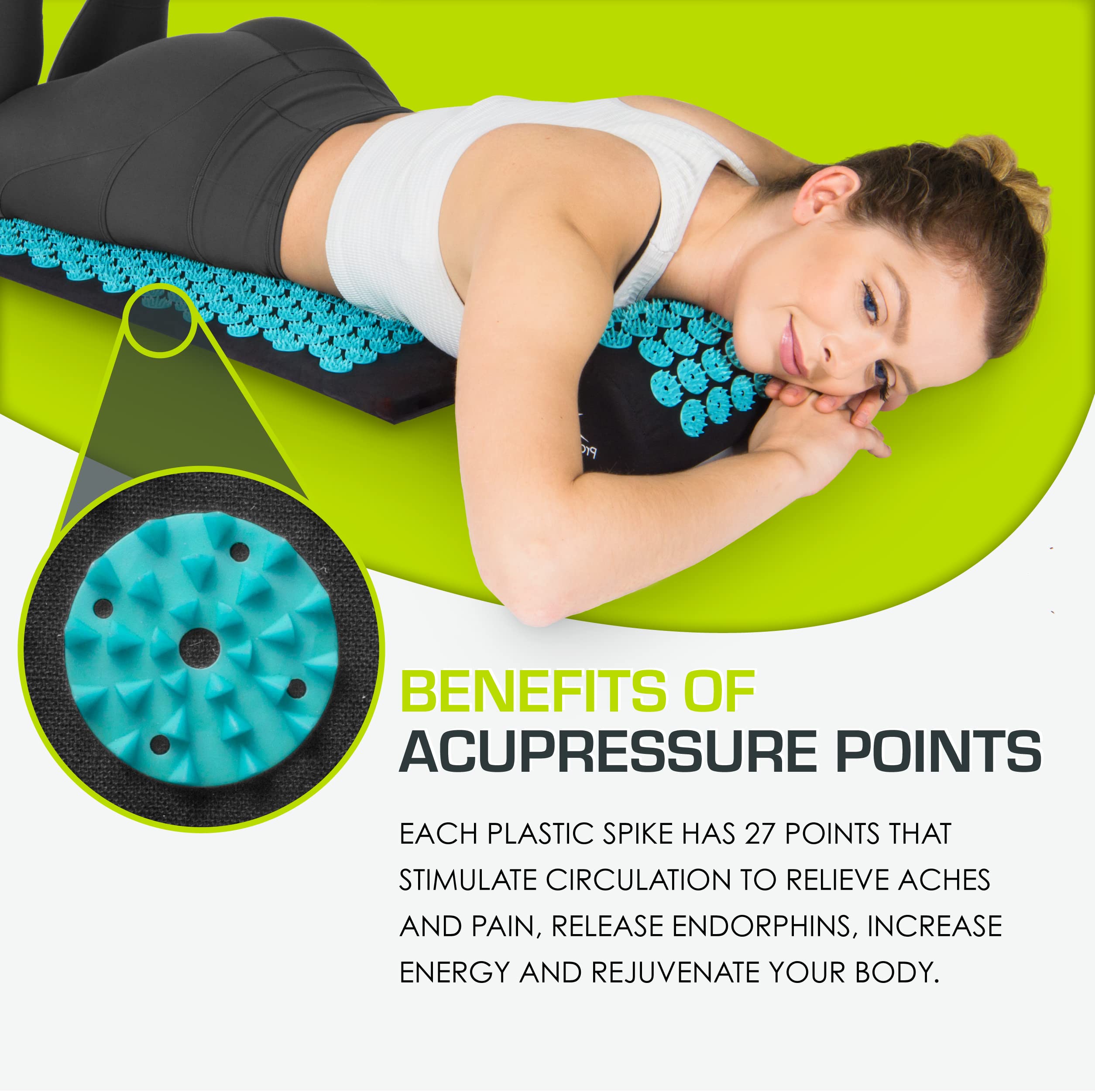ProSource uso en cuello y hombros con almohada, alivia tensión