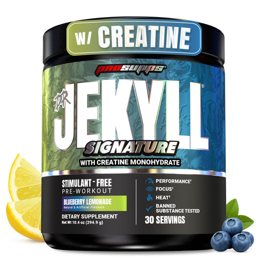 ProSupps Dr. Jekyll envase frontal mostrando etiqueta clara y beneficios