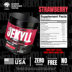 ProSupps Dr. Jekyll etiqueta de ingredientes destacando transparencia
