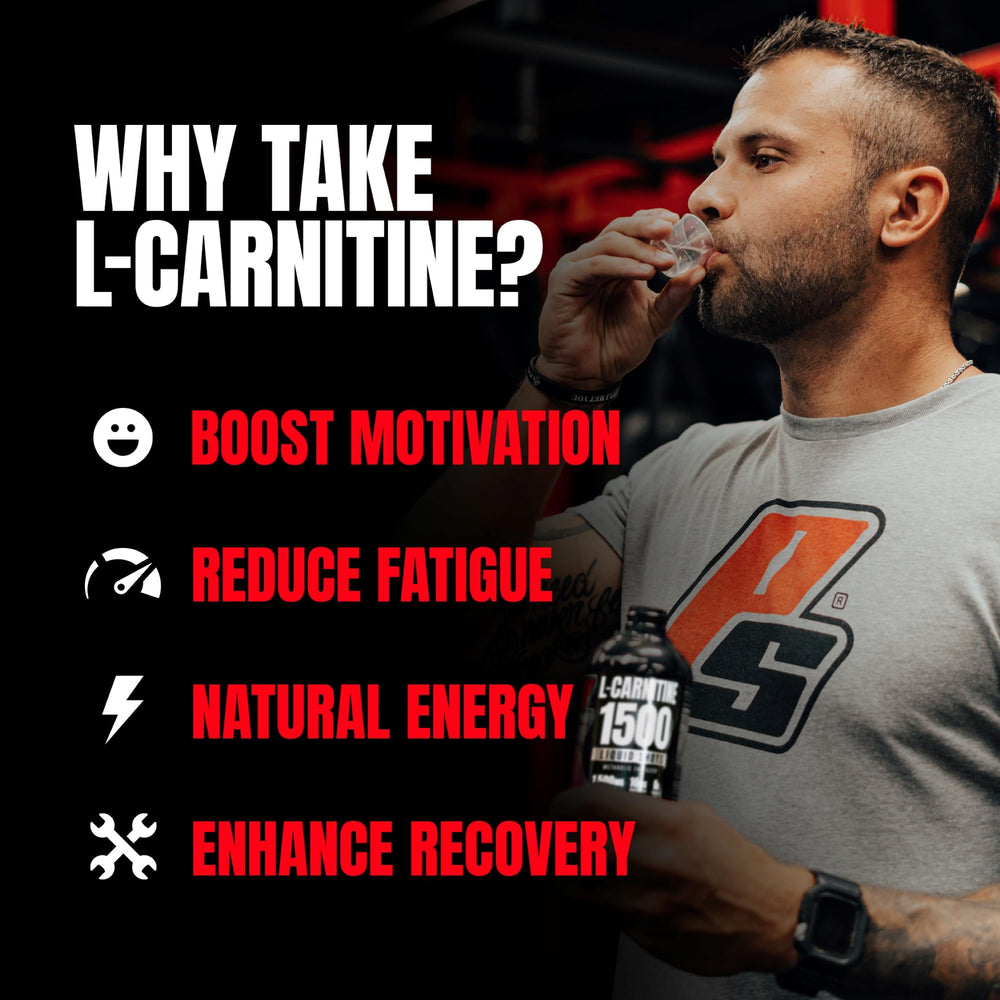 ProSupps L-Carnitine etiqueta con ingredientes y certificación de terceros