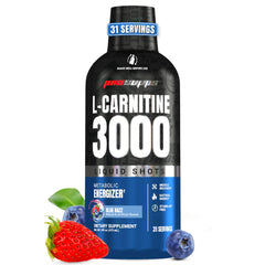 ProSupps L-Carnitine frente del envase mostrando porciones y sabor
