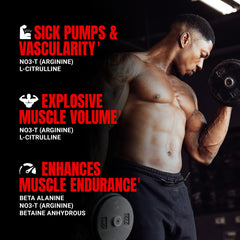 ProSupps Mr. Hyde Max Pump vaso mezclado en gimnasio para mejor congestión