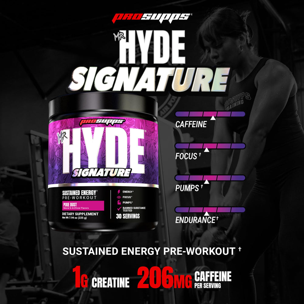 ProSupps Mr. Hyde textura del polvo para mezclar, fácil disolución