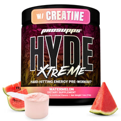 ProSupps Mr. Hyde Xtreme frente del envase mostrando diseño y información