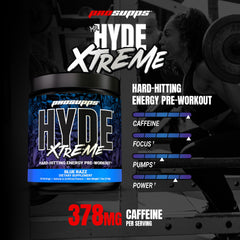 Polvo de Mr. Hyde Xtreme textura y color que indica mezcla rápida