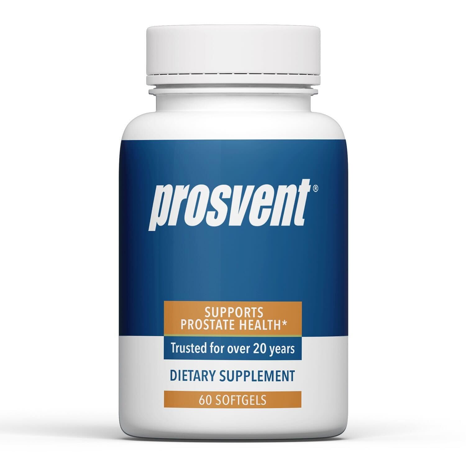 Prosvent frasco frontal mostrando la marca y beneficio de apoyo prostático