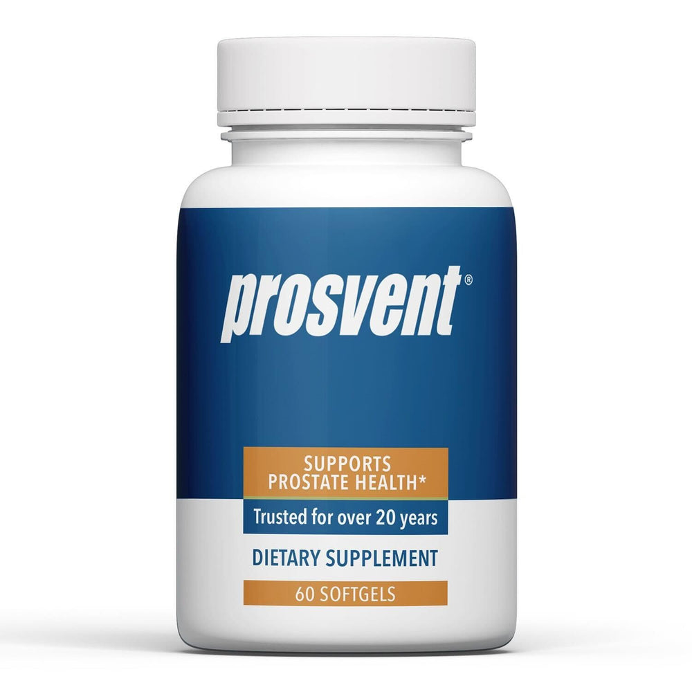 Prosvent frasco frontal mostrando la marca y beneficio de apoyo prostático