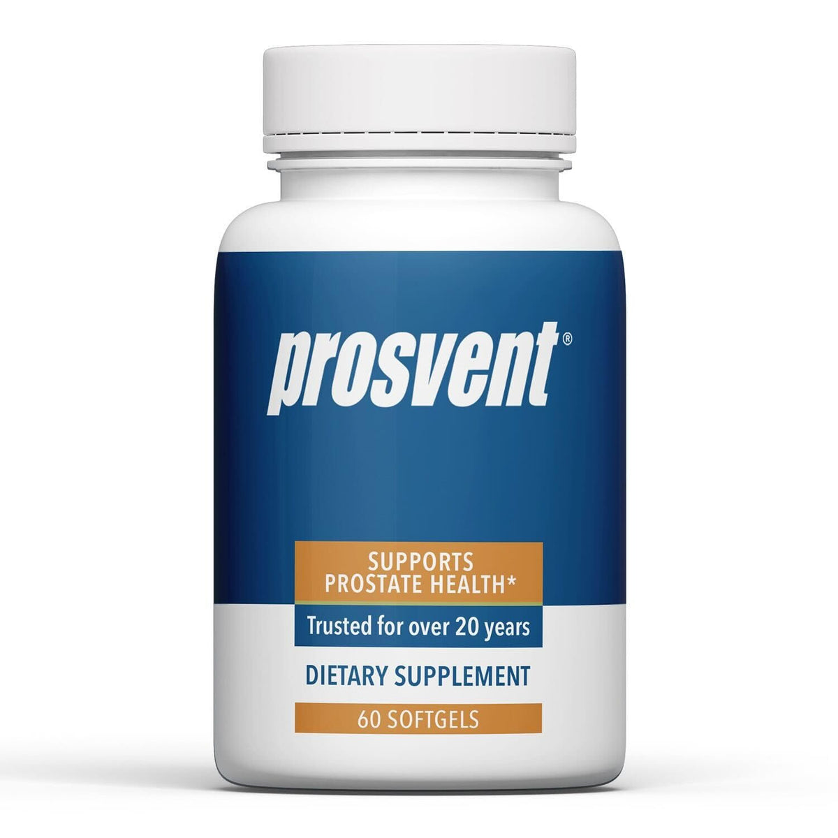 Prosvent frasco frontal mostrando la marca y beneficio de apoyo prostático