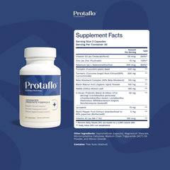 Hombre activo tomando Protaflo para vitalidad y bienestar diario
