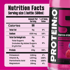 Protein2o en ambiente de gimnasio estilo de vida activo y recuperación