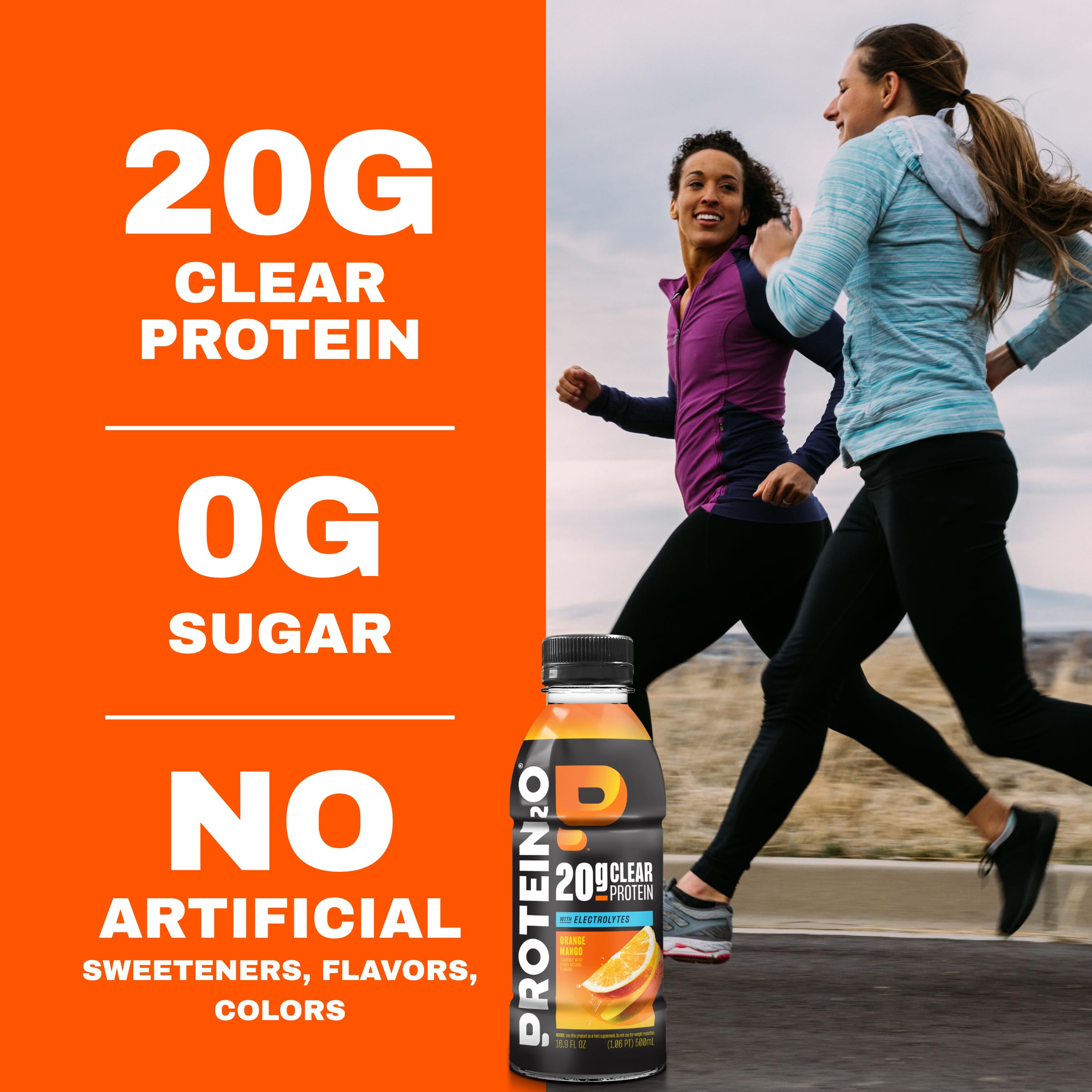 Protein2o bebida en uso tras entrenamiento favoreciendo recuperación rápida
