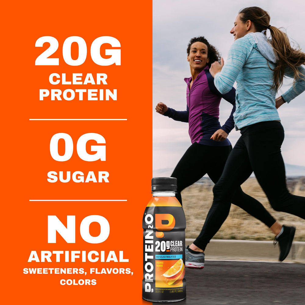 Protein2o bebida en uso tras entrenamiento favoreciendo recuperación rápida