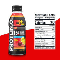 Protein2o bebida usada en gimnasio para recuperación y energía