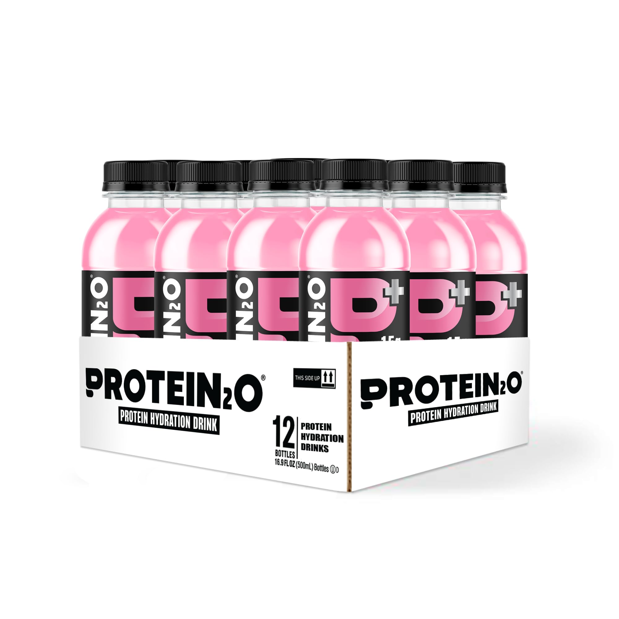 Protein2o primer plano de la textura clara que demuestra ligereza y frescura