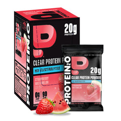 Protein2o frente del empaque mostrando sabor y beneficios