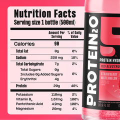 Protein2o sabor Strawberry Watermelon en gimnasio, hidratación con proteína