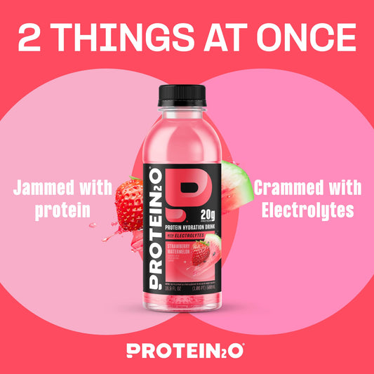 Protein2o primer plano de la textura clara, aspecto refrescante
