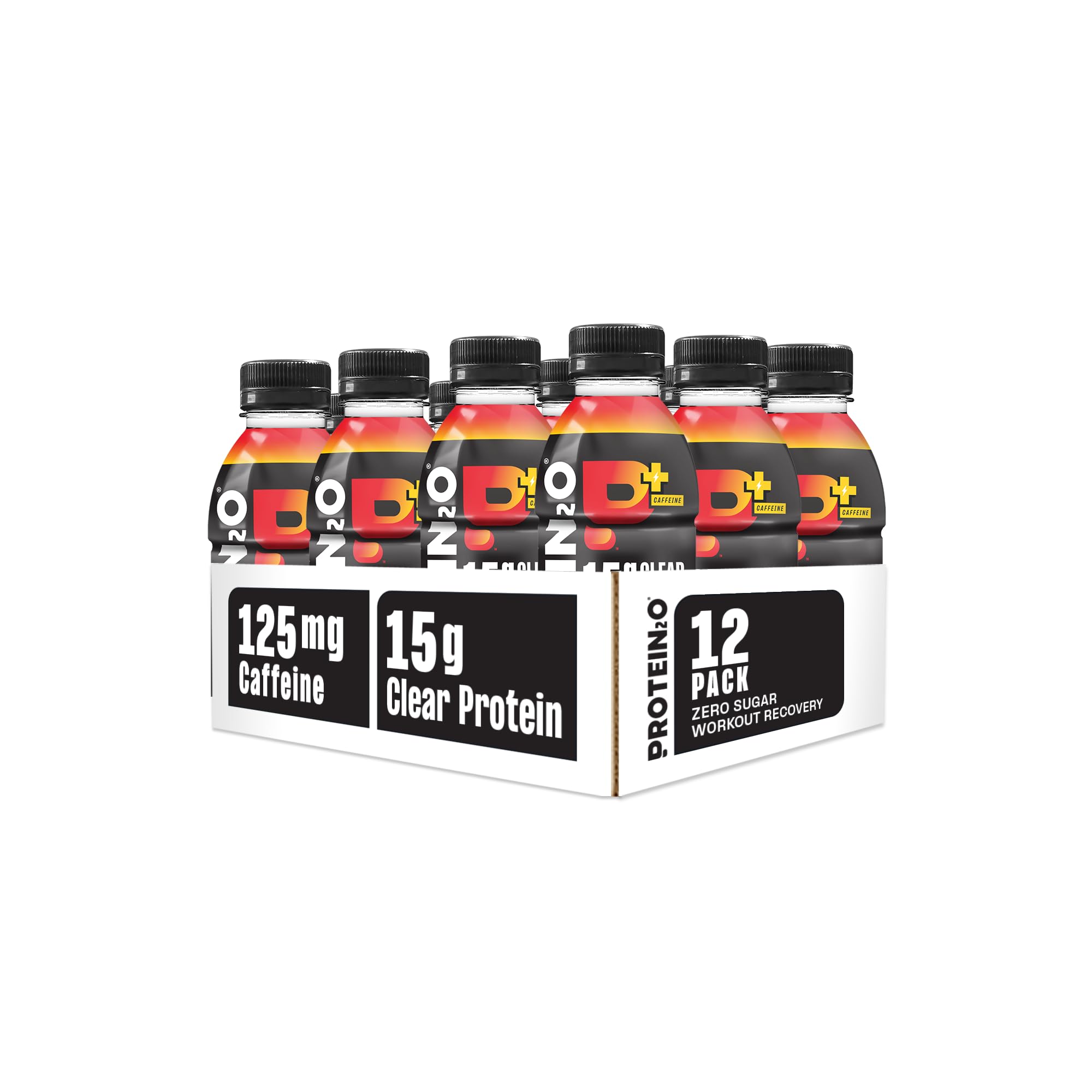 Protein2o primer plano del líquido claro resaltando textura refrescante