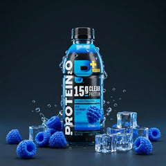 Protein2o líquido claro y refrescante demostrando ligereza
