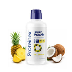 Proteinex frente del envase sabor Piña Colada mostrando formato lista para beber y conveniencia