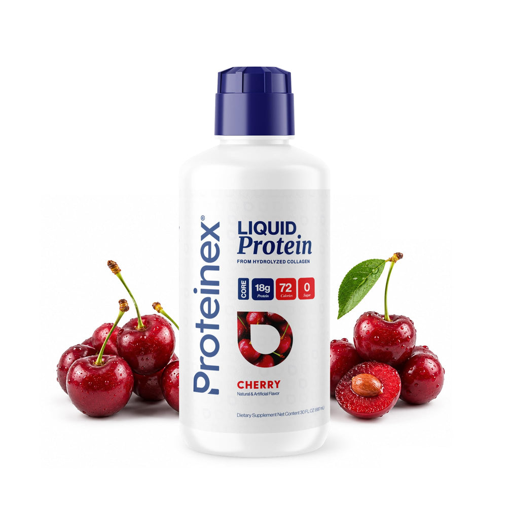 Proteinex envase frontal mostrando etiqueta clara y beneficios