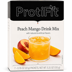 ProtiFit frente de caja mostrando 7 porciones y diseño atractivo