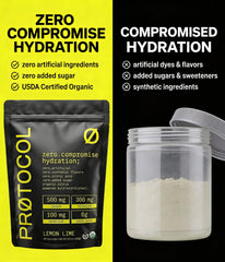 Protocol detalle de etiqueta con lista clara de ingredientes reconocibles