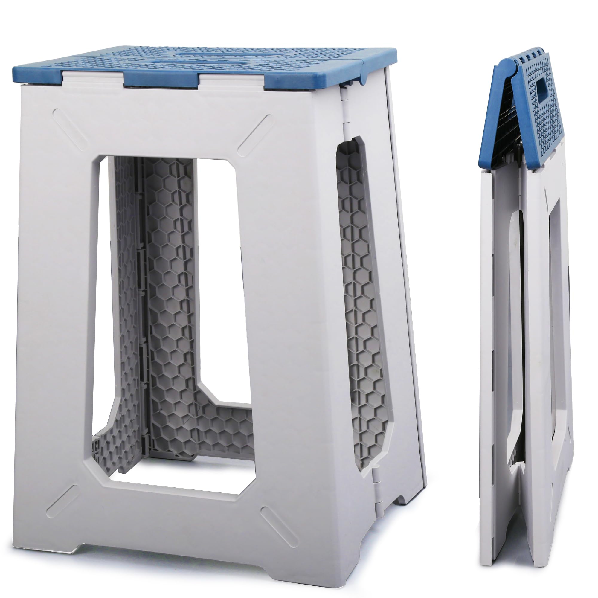 ProTraverse vista frontal del taburete, asiento estable y cómodo