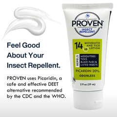 Persona aplicando Proven en la mano para protección puntual durante actividades exteriores