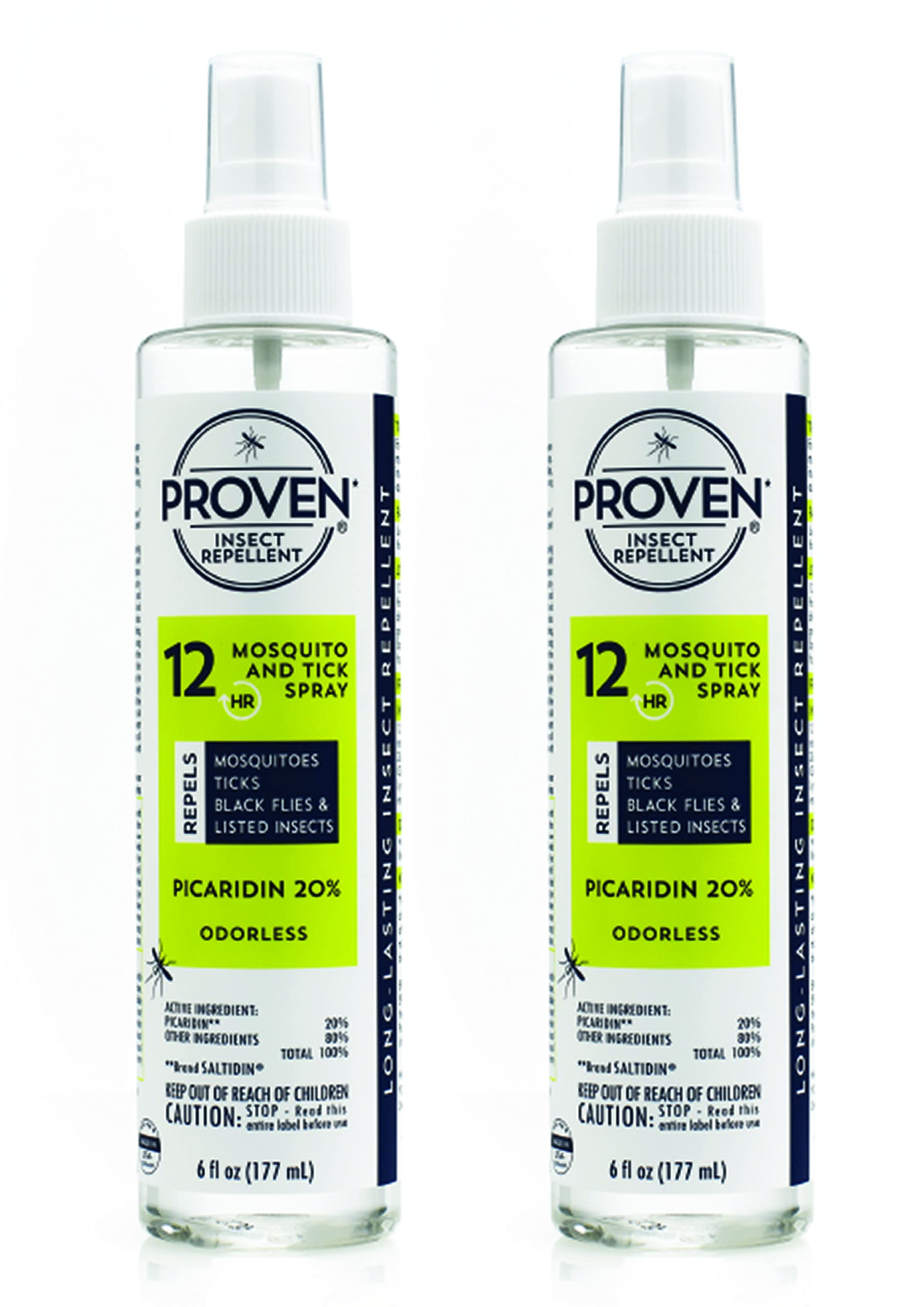 Proven frontal del pack mostrando los dos frascos y la marca para protección prolongada