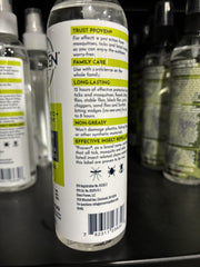 Proven botella transparente que permite ver el nivel de producto restante