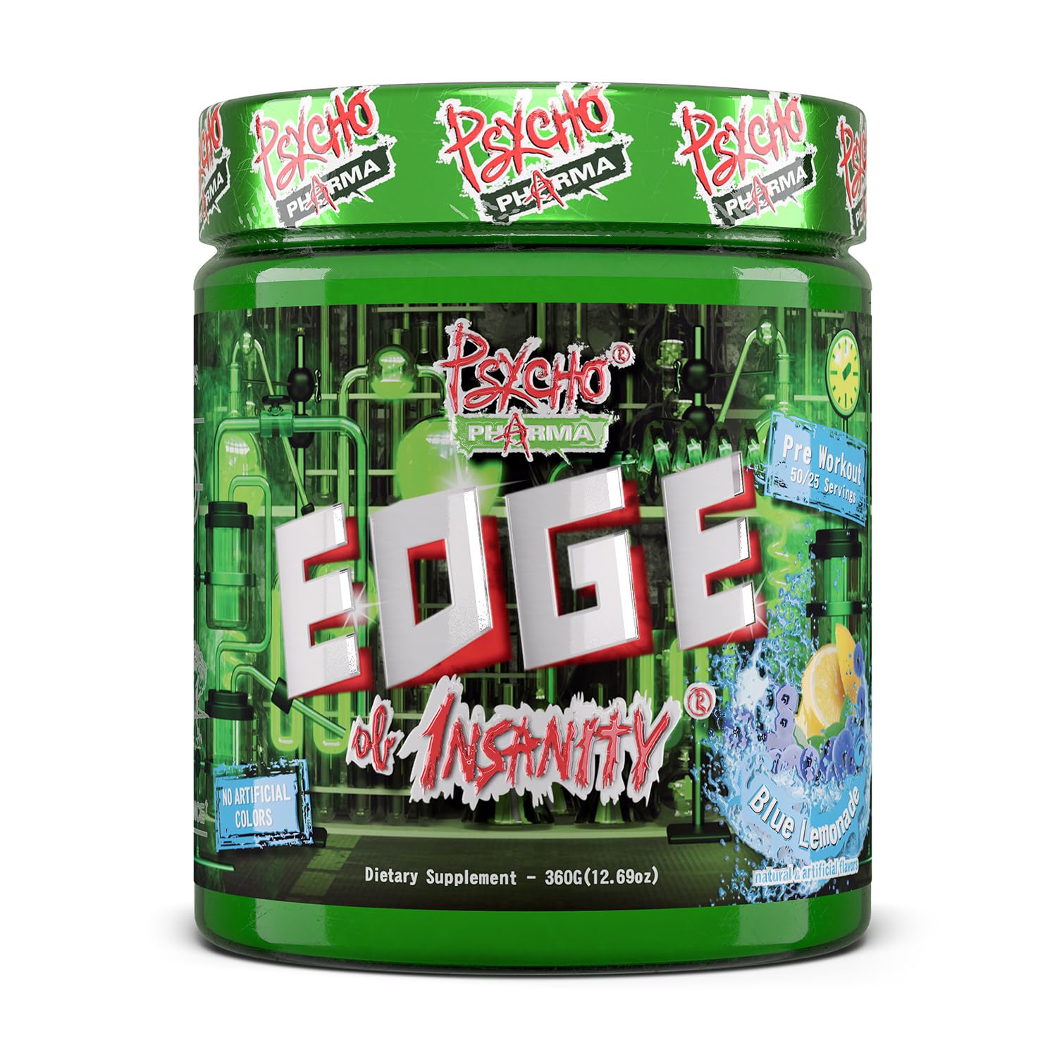 Psycho Pharma envase frontal mostrando marca y fórmula potente