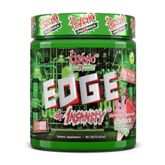 Psycho Pharma envase frontal mostrando marca y potencia del preworkout