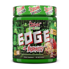 Psycho Pharma envase frontal mostrando Edge of Insanity y potencia intensa