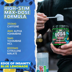 Psycho Pharma etiqueta con lista de ingredientes y dosis claras