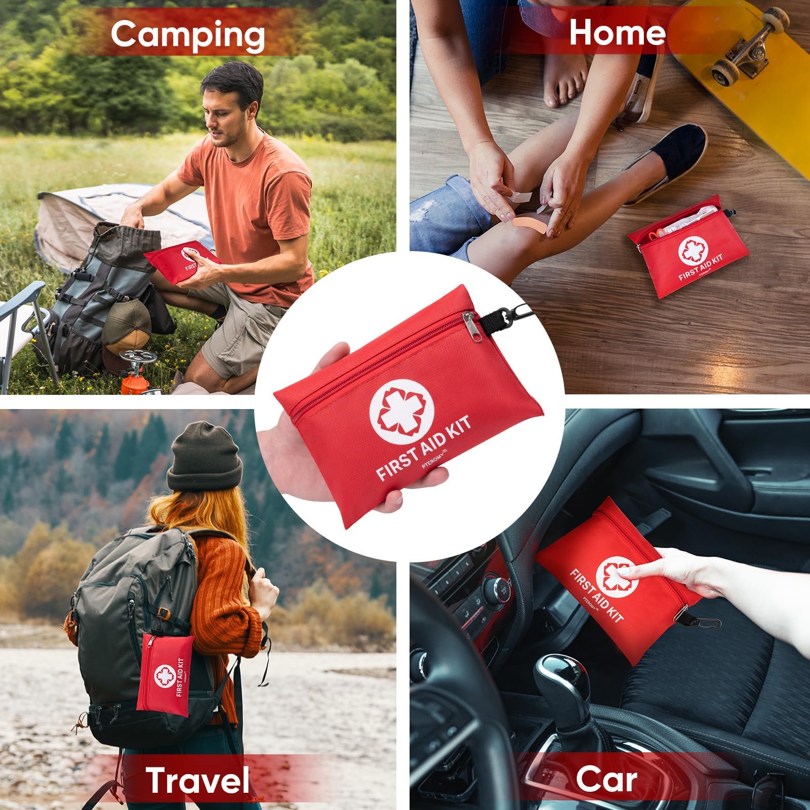 PTEROMY materiales del estuche EVA duradero, resistencia y protección