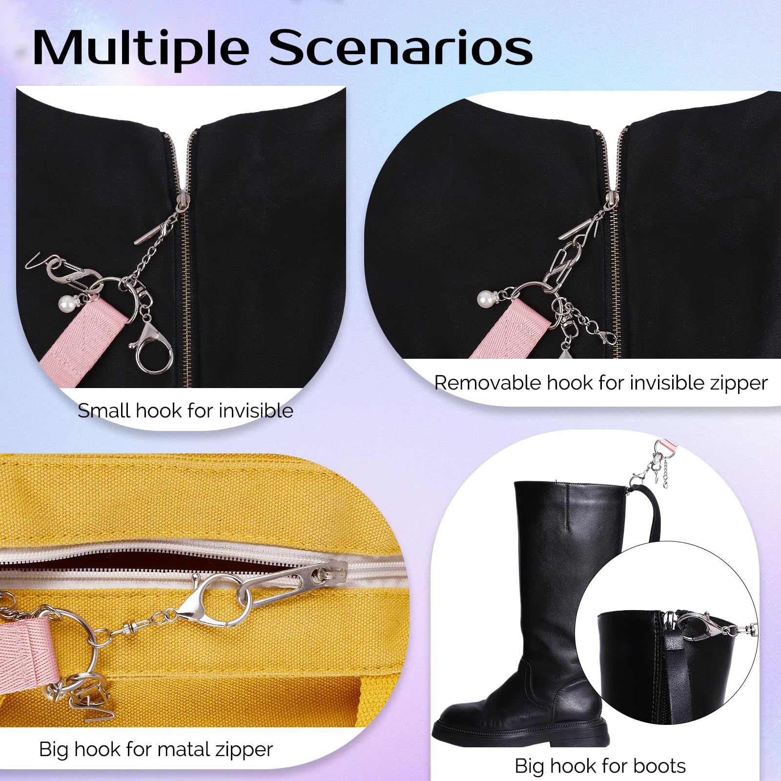 PulPalet herramienta pulsera metálica duradera para abrochar cierres