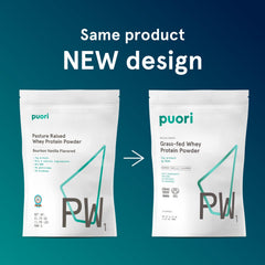 Puori PW1 cazoleta con porción medida, conveniencia para recuperación rápida