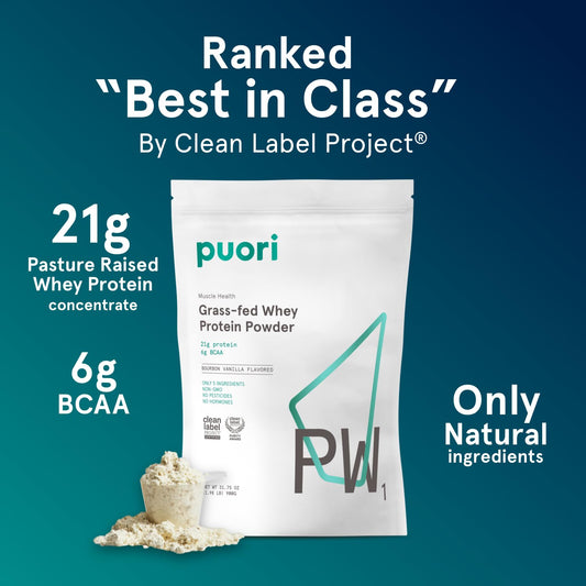 Puori PW1 polvo con textura cercana, ideal para mezclas y digestión fácil