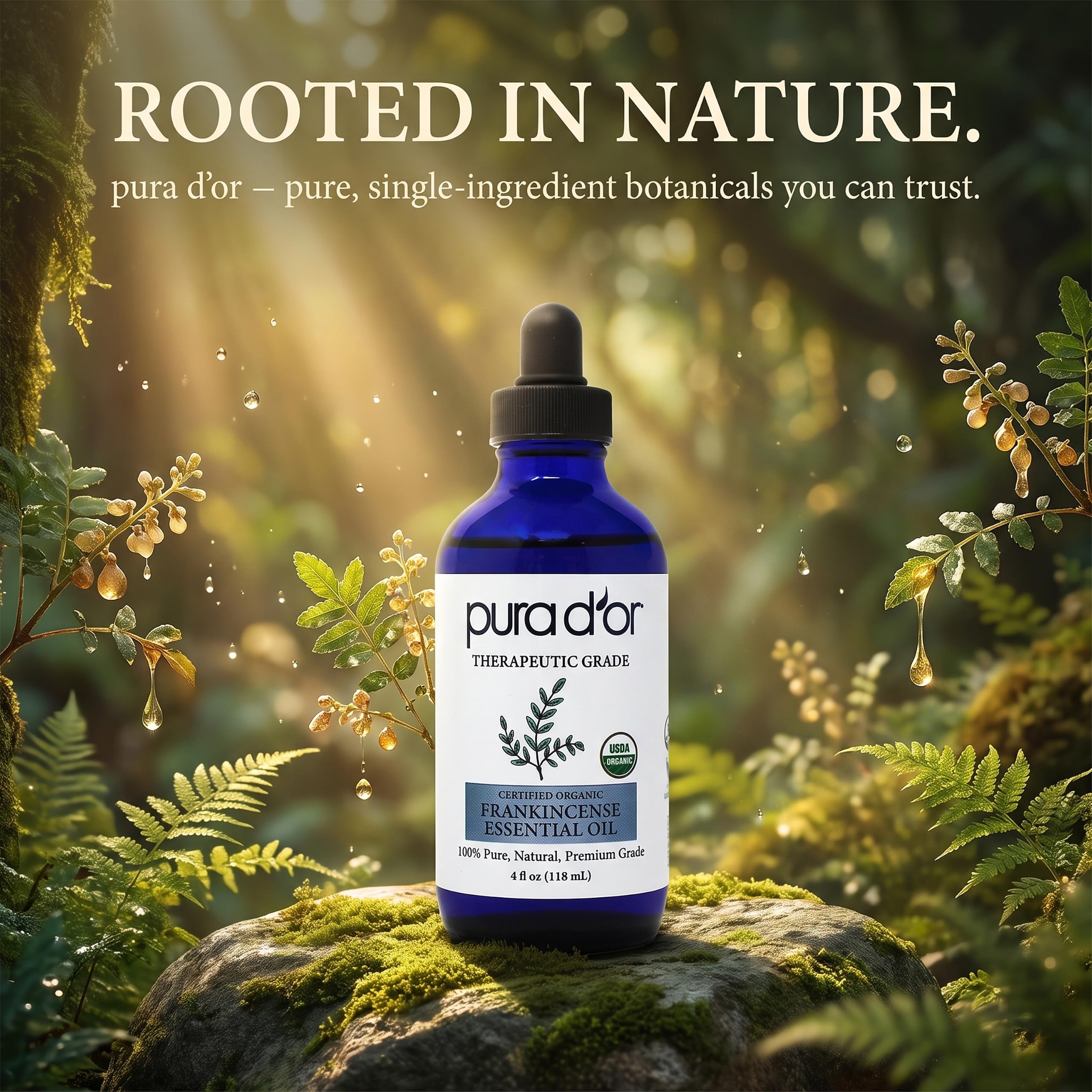 PURA D'OR aceite en rutina facial diluido como apoyo al cuidado diario