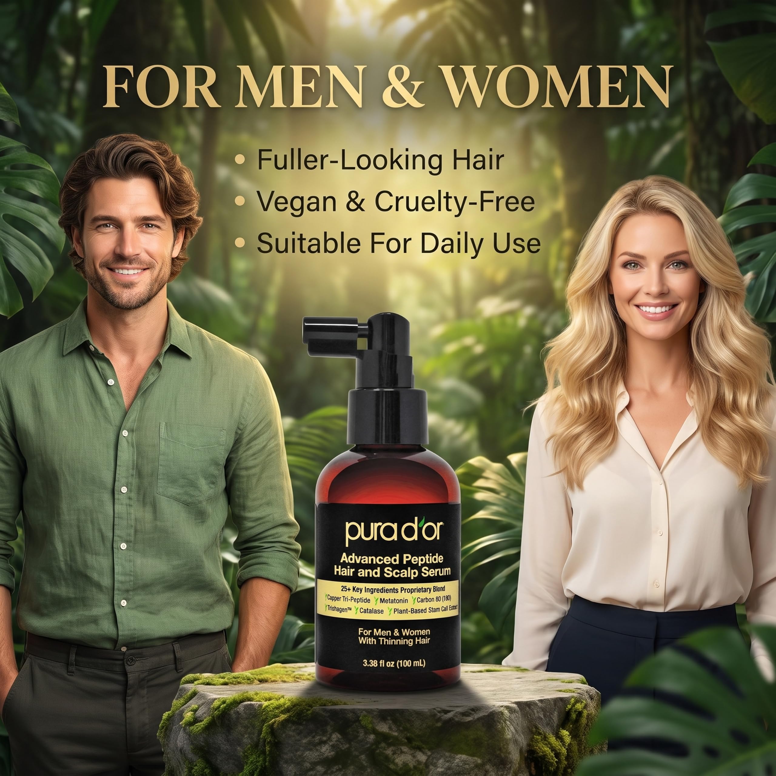 PURA D'OR etiqueta con ingredientes clave y transparencia