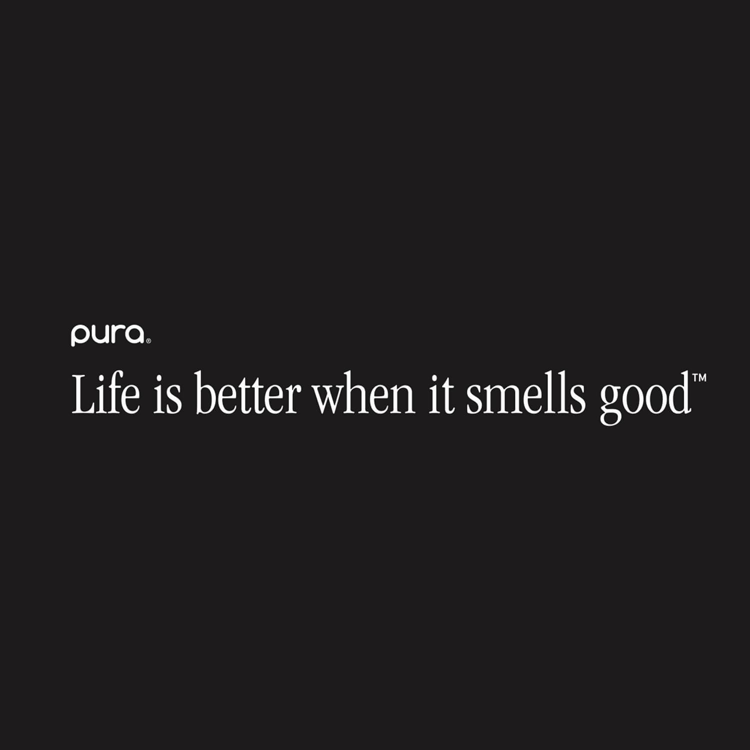 Pura etiqueta del vial con información de fragancia y seguridad
