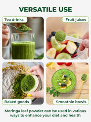 PURA VIDA MORINGA detalle del secado suave para conservar nutrientes