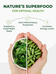 PURA VIDA MORINGA frasco en mesa de desayuno saludable, inclusión fácil en rutina