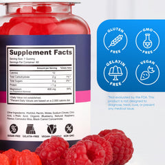 PURA WEX NUTRITION lista de ingredientes y sello vegano para confianza dietética