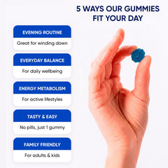 PURA WEX NUTRITION textura de la gomita mostrando suavidad y tolerancia digestiva