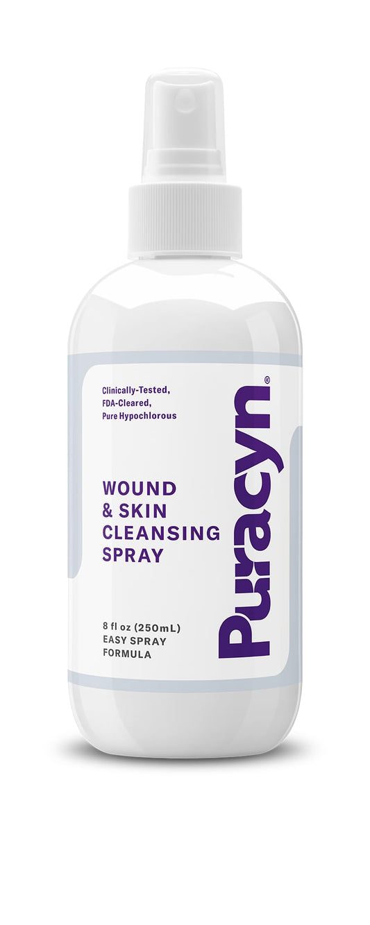 Puracyn envase frontal 8 oz mostrando etiqueta clara y uso rápido