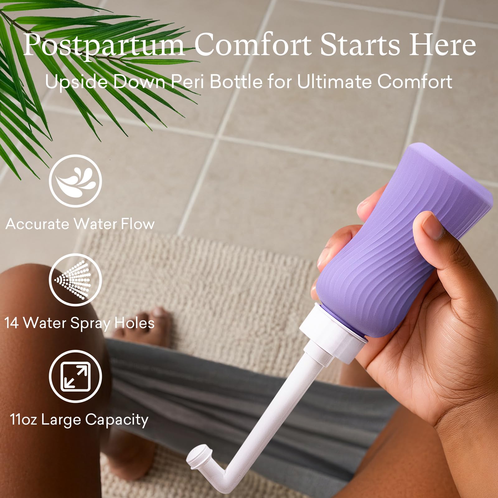 PurComfy botella peri invertida enfocada en limpieza dirigida y conveniencia